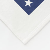 Couverture Polaire Blanche Drapeau Américain de crosse (Coin)