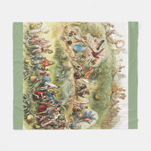 Couverture Polaire Blanche Elf King Fleece (Devant (Horizontal))