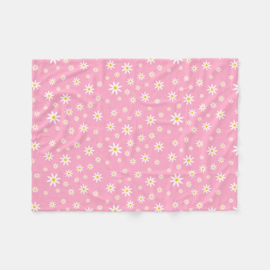 Couverture Polaire Blanche en laiton rose (Devant (Horizontal))