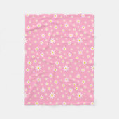 Couverture Polaire Blanche en laiton rose (Devant)