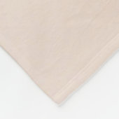 Couverture Polaire Blanche en polaire (Coin)