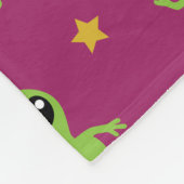 Couverture Polaire Blanche en polaire Alien (Coin)