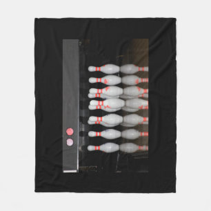 Couverture Polaire Blanche en polaire de Bowling