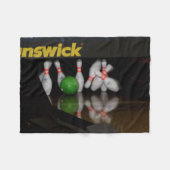 Couverture Polaire Blanche en polaire de Bowling (Devant (Horizontal))