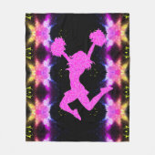 Couverture Polaire Blanche en polaire de pointe dans des couleurs viv (Devant)