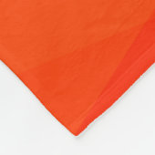 Couverture Polaire Blanche En Polaire Jaune Et Orange (Coin)