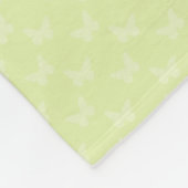 Couverture Polaire Blanche en polaire monarque indienne (Coin)