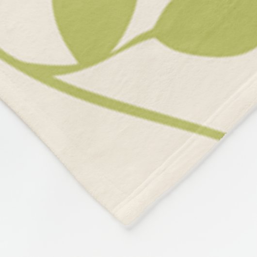 Couverture Polaire Blanche en polaire motif (Coin)