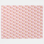 Couverture Polaire Blanche en polaire Rapunzel (Devant (Horizontal))