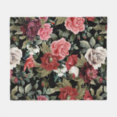 Couverture Polaire Blanche en polaire rose (Devant (Horizontal))