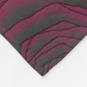 Couverture Polaire Blanche en polaire rose (Coin)