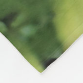 Couverture Polaire Blanche en polaire singe (Coin)