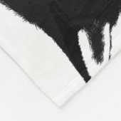 Couverture Polaire Blanche en toison Huskies (Coin)