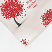 Couverture Polaire Blanche Heureuse Sainte-Valentin (Coin)