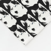 Couverture Polaire Blanche Husky Cool Sibérie Husky Fleece Blanket Bl (Coin)