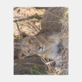 Couverture Polaire Blanche Lion Féminine (Devant)