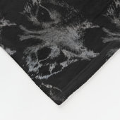 Couverture Polaire Blanche Loup Pup Husky Wolf Puppy Chien Blanches (Coin)