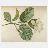 Couverture Polaire Blanche Magnolia (Devant (Horizontal))