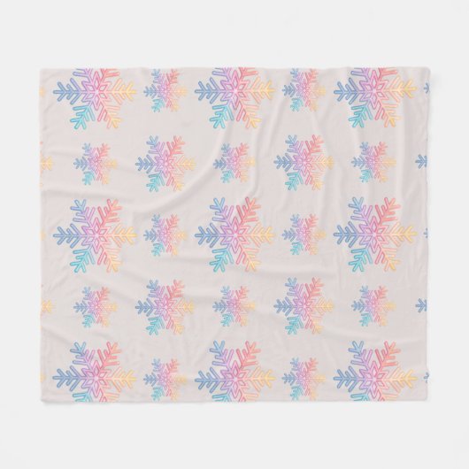 Couverture Polaire Blanche-Neige simple (Devant (Horizontal))
