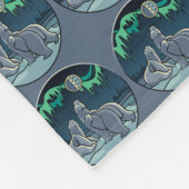 Couverture Polaire Blanche Ours Polaire Ours Art Fleece Blanche (Coin)