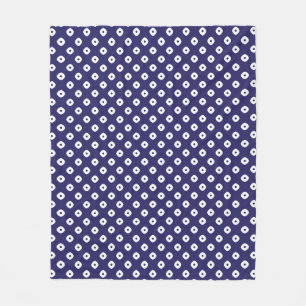Couverture Polaire Blanche polaire bleue japonaise