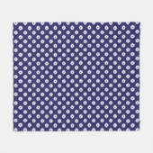 Couverture Polaire Blanche polaire bleue japonaise (Devant (Horizontal))