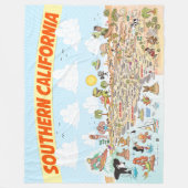 Couverture Polaire Blanche polaire de Californie du Sud (Devant)