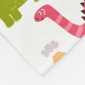 Couverture Polaire Blanche polaire - Dino Party (Coin)
