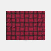 Couverture Polaire Blanche polaire en ruban rouge (Devant (Horizontal))