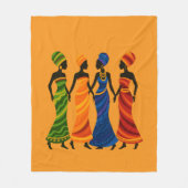 Couverture Polaire Blanche polaire pour femmes africaines (Devant)
