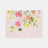 Couverture Polaire Blanche polaire rose pâle (Devant (Horizontal))