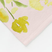 Couverture Polaire Blanche polaire rose pâle (Coin)