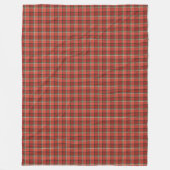 Couverture Polaire Blanche rouge vert plaid pour le confort de Noël (Devant)