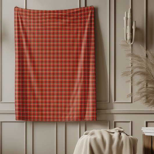 Couverture Polaire Blanche rouge vert plaid pour le confort de Noël