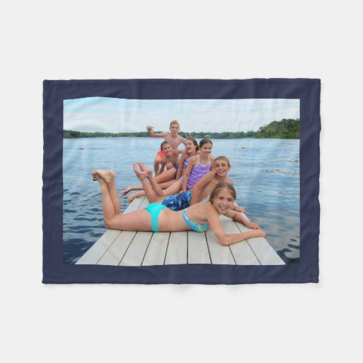 Couverture Polaire Blanche-Toison (Devant (Horizontal))