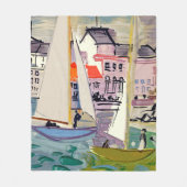 Couverture Polaire Blanche-Toison de Venise Raoul Dufy (Devant)