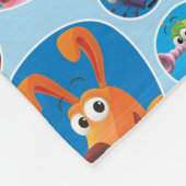 Couverture Polaire Blanche WordWorld (Coin)