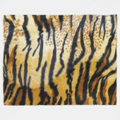 COUVERTURE POLAIRE BLANCHET DE FLOTTE D'IMPRESSION DE TIGER (Devant (Horizontal))