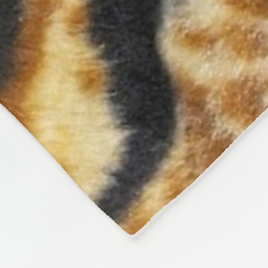 COUVERTURE POLAIRE BLANCHET DE FLOTTE D'IMPRESSION DE TIGER (Coin)