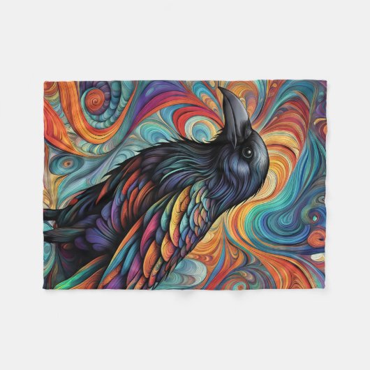 COUVERTURE POLAIRE BLANCHET D'ÉCRAN ABSTRAIT (Devant (Horizontal))