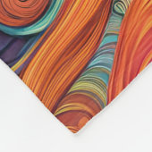 COUVERTURE POLAIRE BLANCHET D'ÉCRAN ABSTRAIT (Coin)