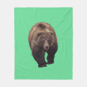 COUVERTURE POLAIRE BLANCHET D'OURS GRIZZZE (Devant)