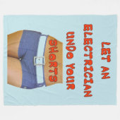 COUVERTURE POLAIRE BLANCHET ÉLECTRIQUE FLEECE (Devant (Horizontal))