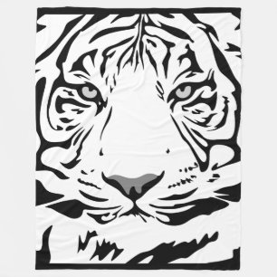 Couverture Polaire Blanchette blanche de la flotte de tigres