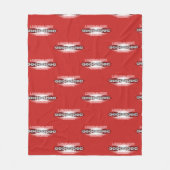 Couverture Polaire Blanchette en polaire du lycée Lincoln, tailles (Devant)