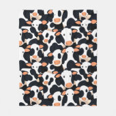 Couverture Polaire Blanchette polaire adulte de vache (Devant)