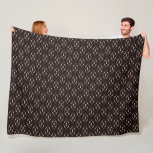 Couverture Polaire Blanchissement de la flotte tribale en tissu de bo