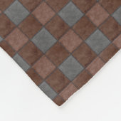 Couverture Polaire Blanchisserie en laiton Brown et noir (Coin)