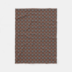 Couverture Polaire Blanchisserie en laiton Brown et noir
