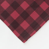 Couverture Polaire Blanchisserie en laiton rouge et noir (Coin)